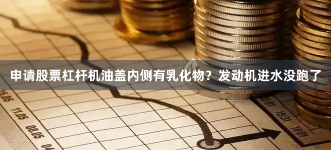申请股票杠杆机油盖内侧有乳化物？发动机进水没跑了